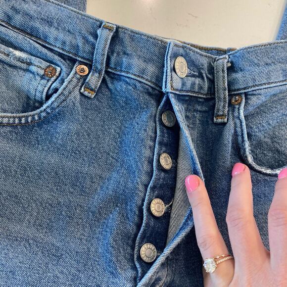 AGOLDE‎ Riley High Rise Straight Crop Jeans size 26 - Picture 8 of 11